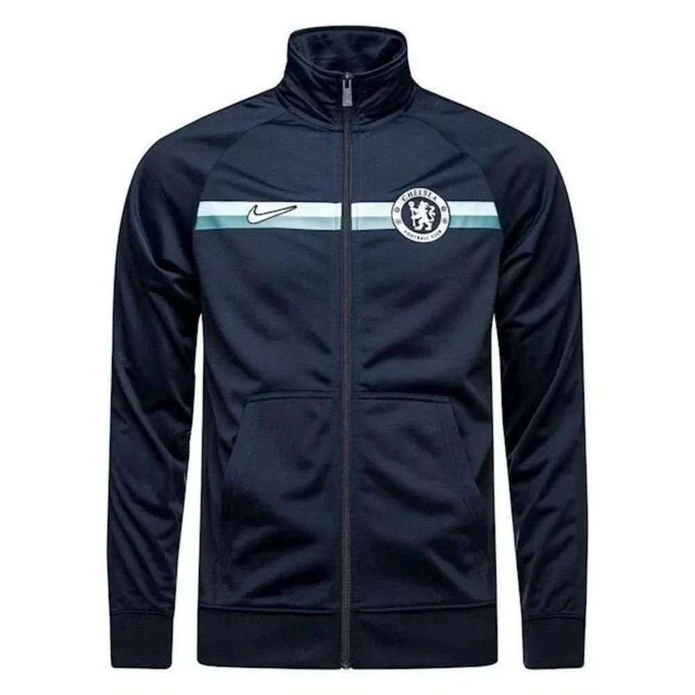 Nike Chelsea Football Club Jacket Mens L Obsidian Navy Blue AJ4067 Full Zip